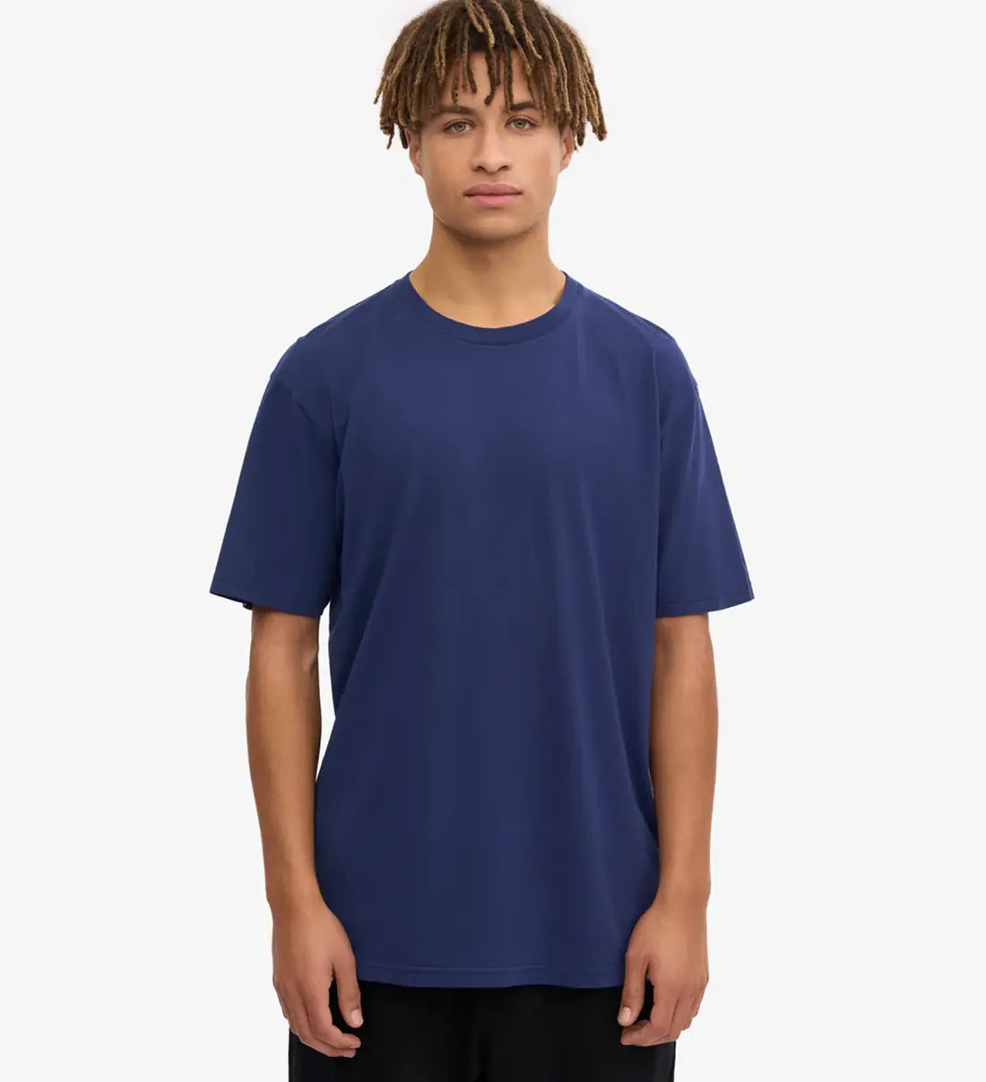 Classic Organic Tee Marine blue