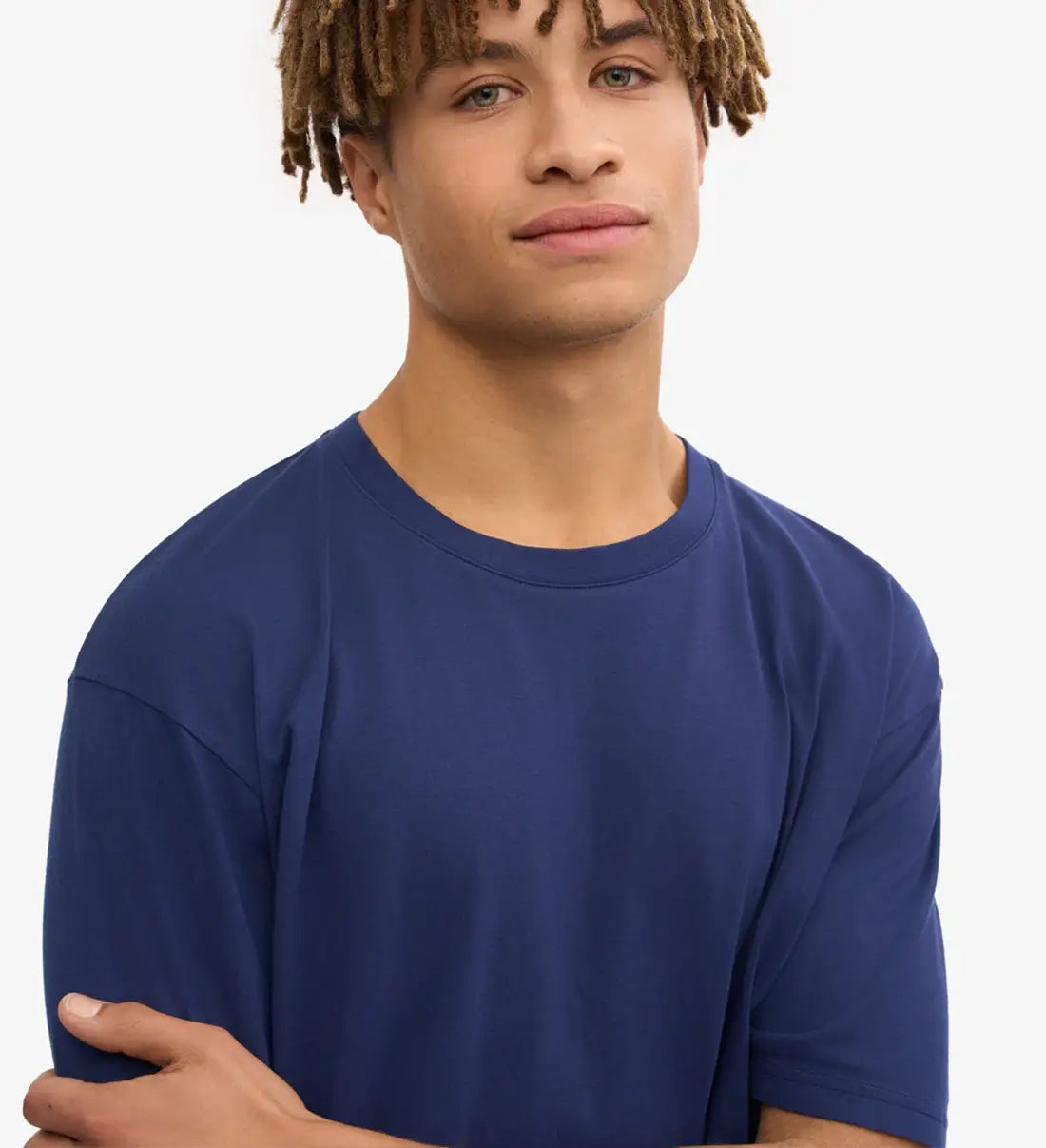 Classic Organic Tee Marine blue