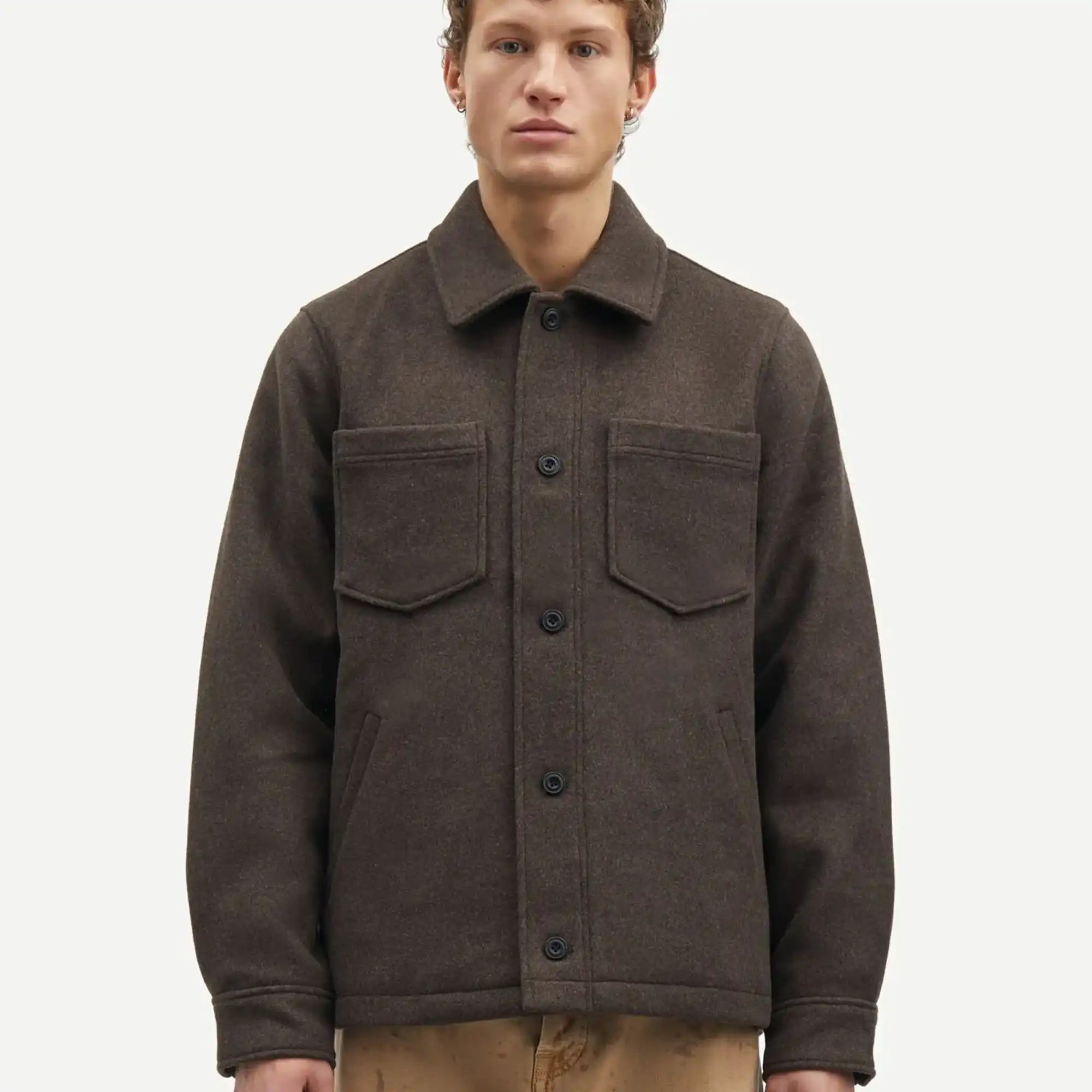 Pally Shirt Jacket Chocolate Torte